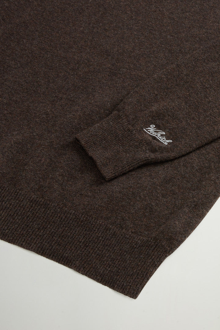Pure Lambswool Turtleneck Sweater Falcon