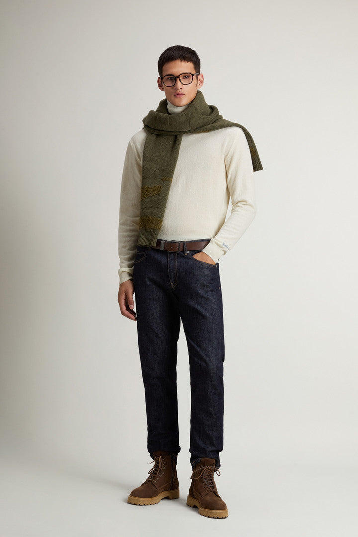 Pure Lambswool Turtleneck Sweater Milky Cream