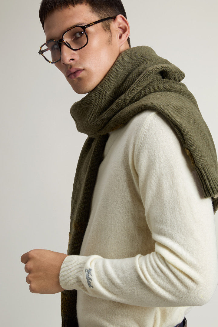 Pure Lambswool Turtleneck Sweater Milky Cream