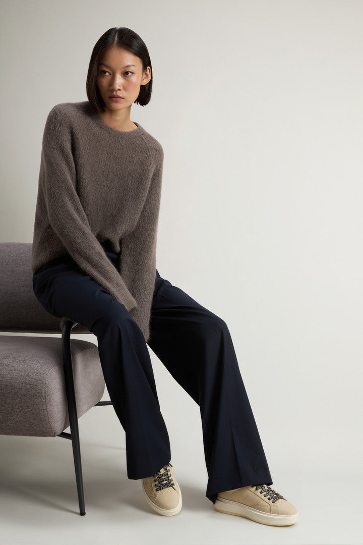 Arrow Sneakers in Leather with Shearling Lining