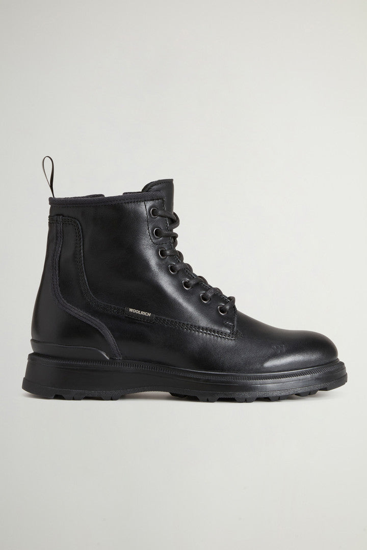 Grove Lace-Up Boots in Calfskin Leather